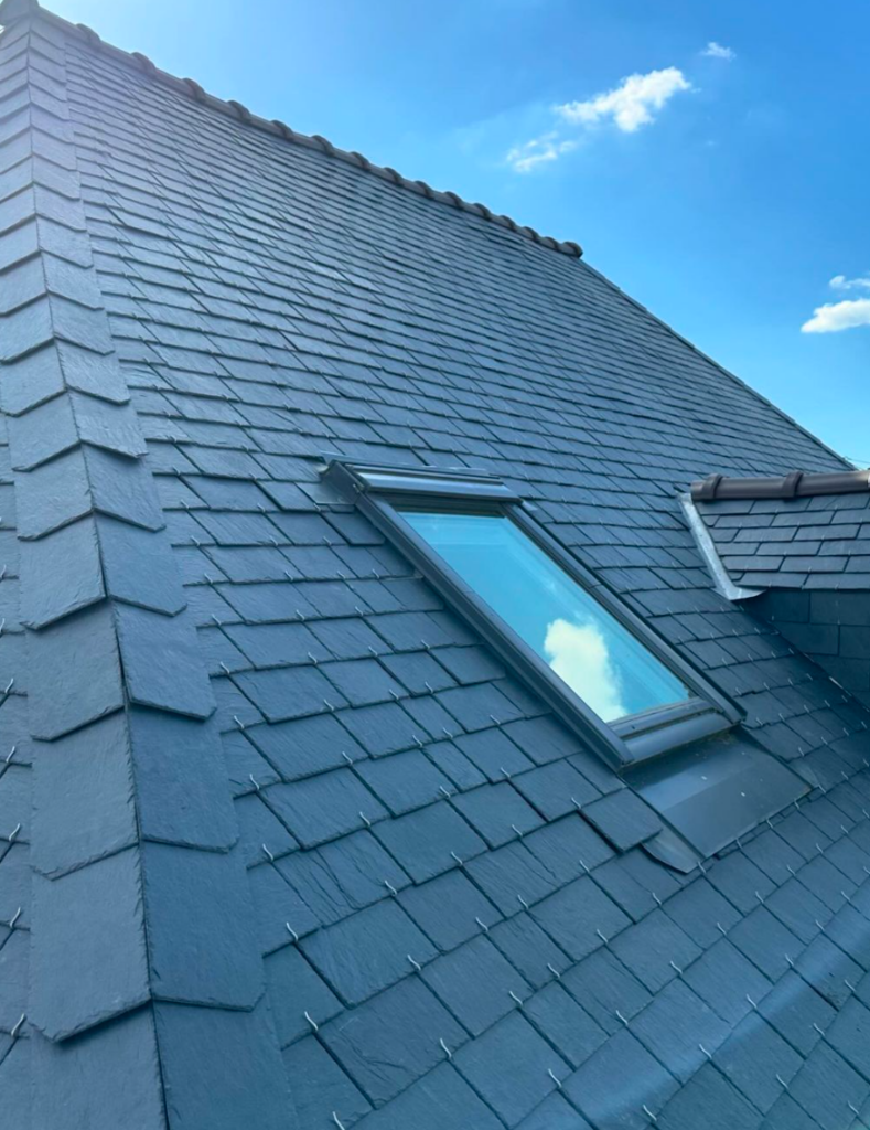 Rénovation complète d'une toiture en ardoise à Beautour près de Nantes