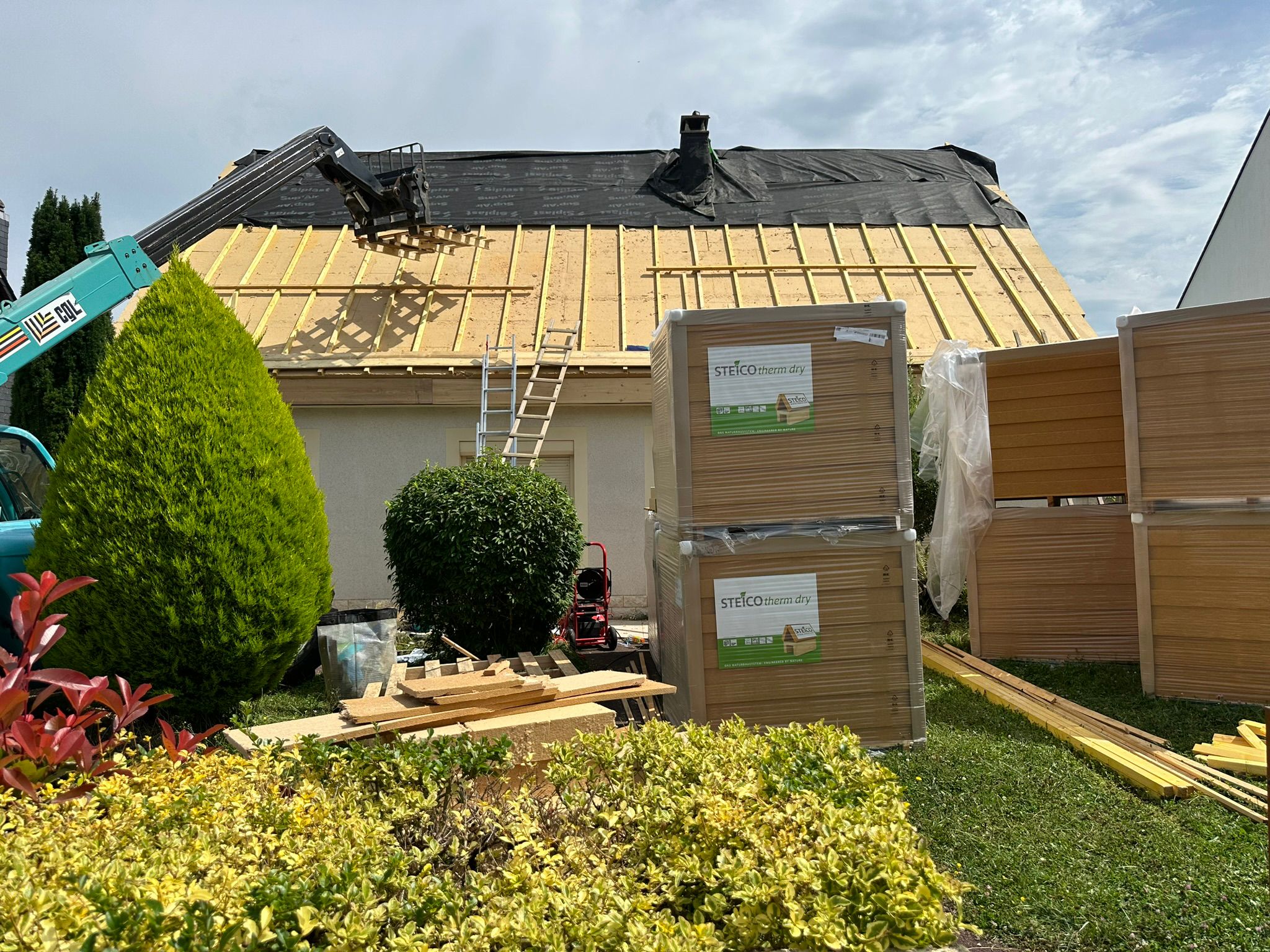 Sarking toiture professionnel à Couffé