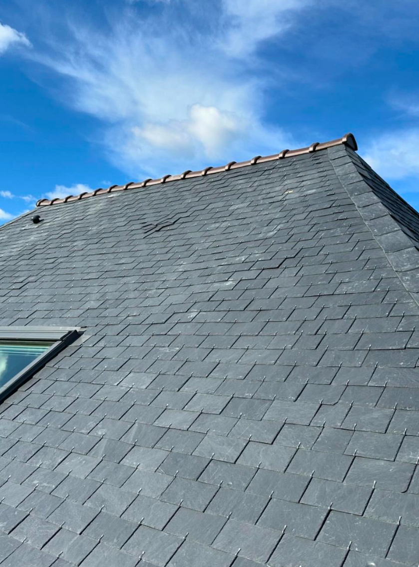 Rénovation complète d'une toiture en ardoise à Beautour près de Nantes
